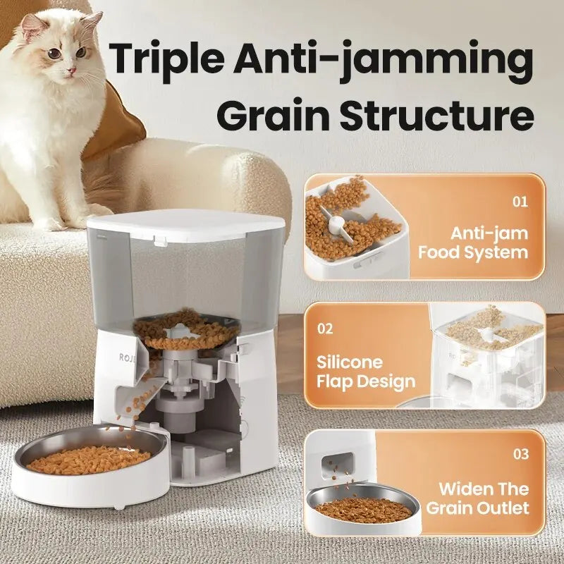 2L Smart Timed Pet Food Dispenser
