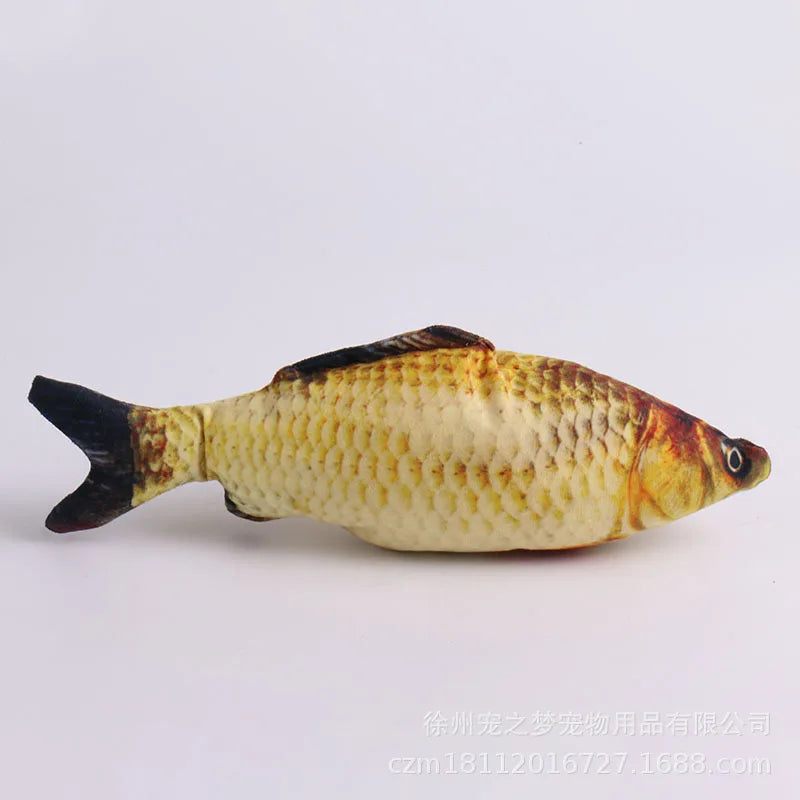 Plush Fish Cat Toy
