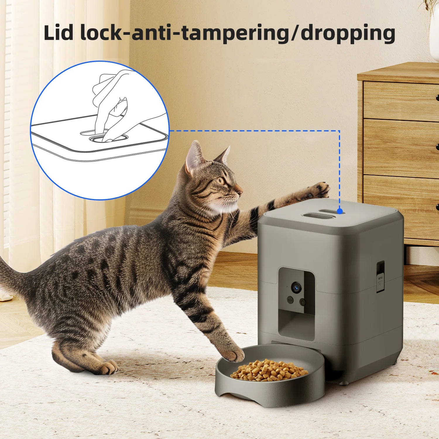 2L Smart Camera Pet Feeder