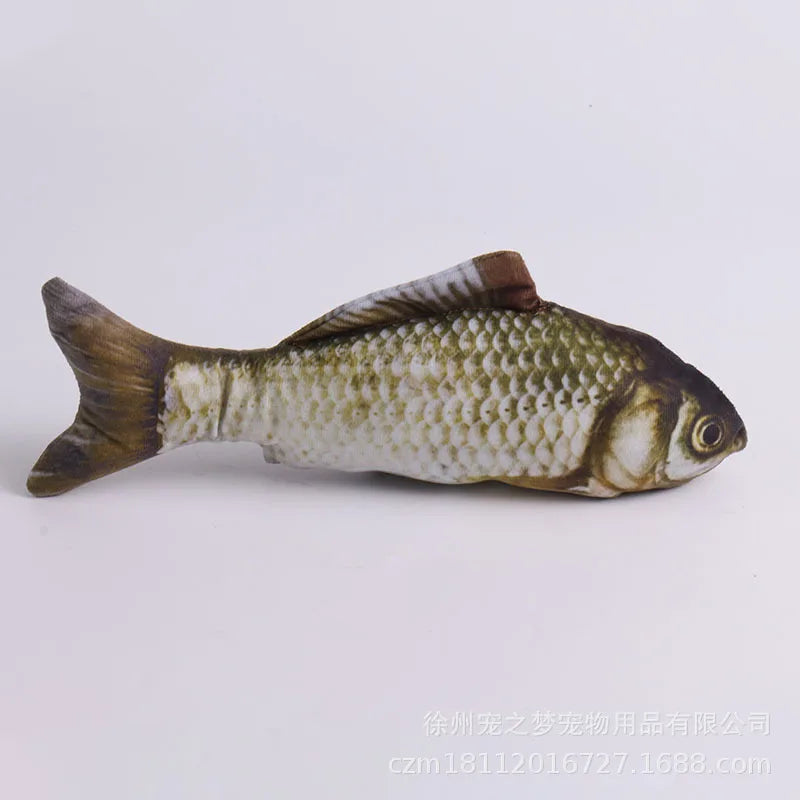 Plush Fish Cat Toy