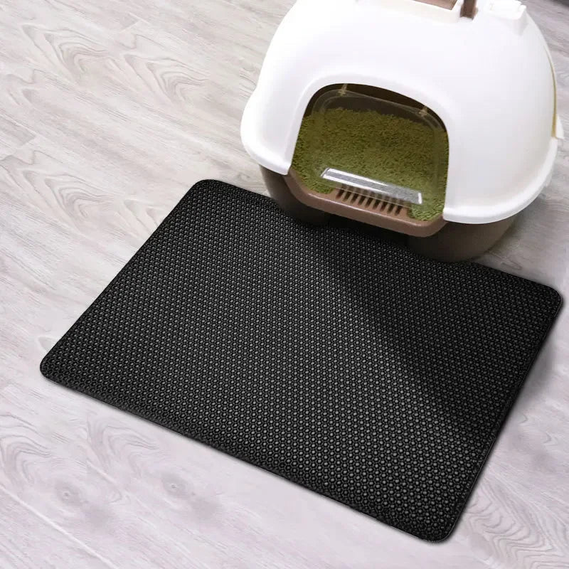 Double Layer Waterproof Pet Litter Box Non-slip Mat