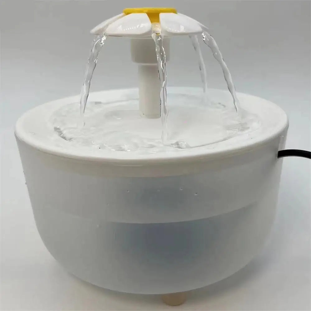Cute Pet Flower Water Fountain