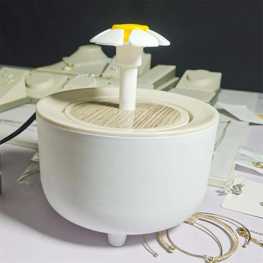 Cute Pet Flower Water Fountain