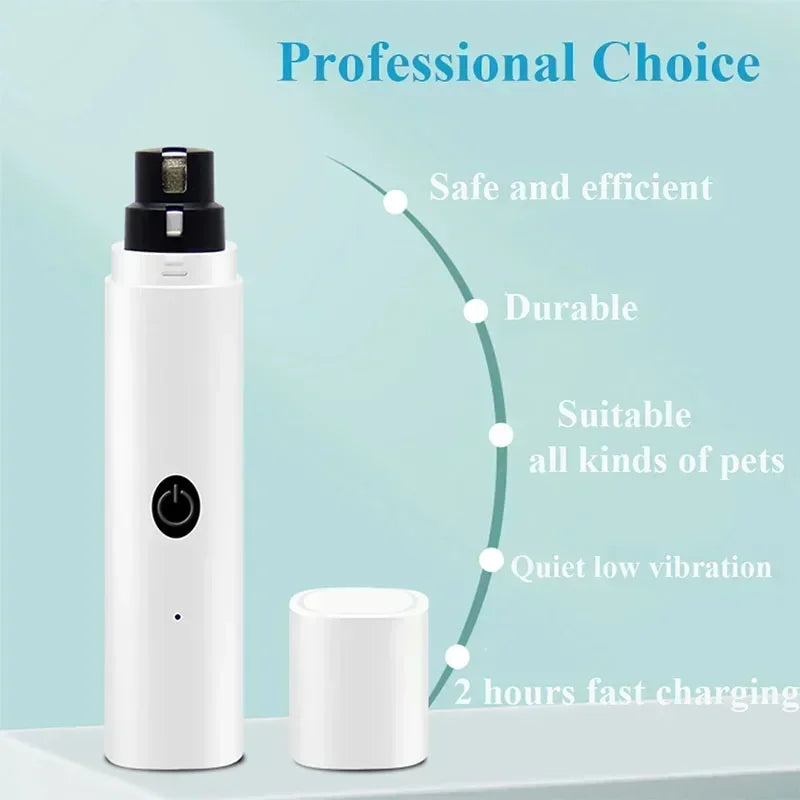 Quiet Electric LED Pet Nail Grinder