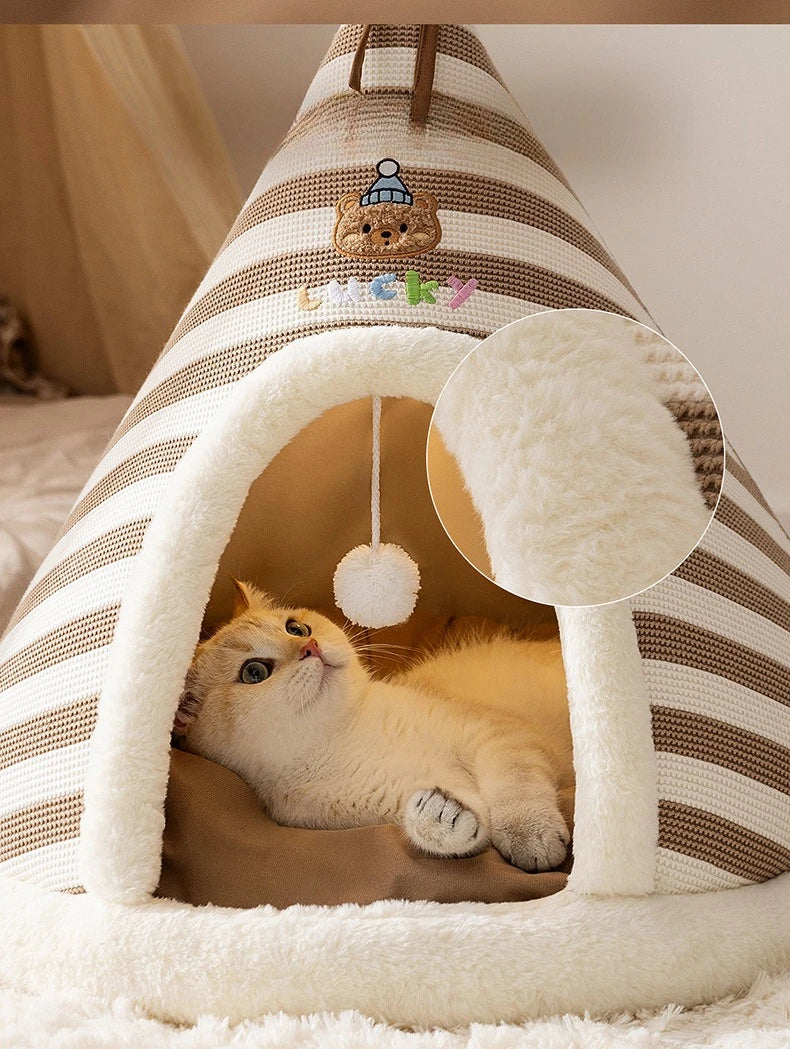 Self-Warming Cat Tent Bed