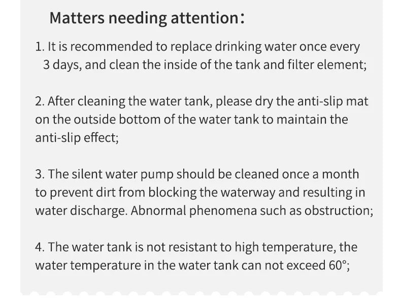 3L Pet Water Fountain