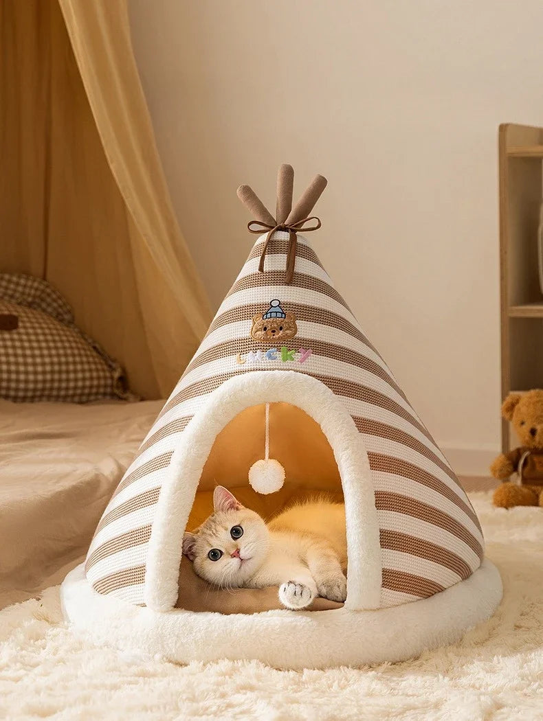Self-Warming Cat Tent Bed