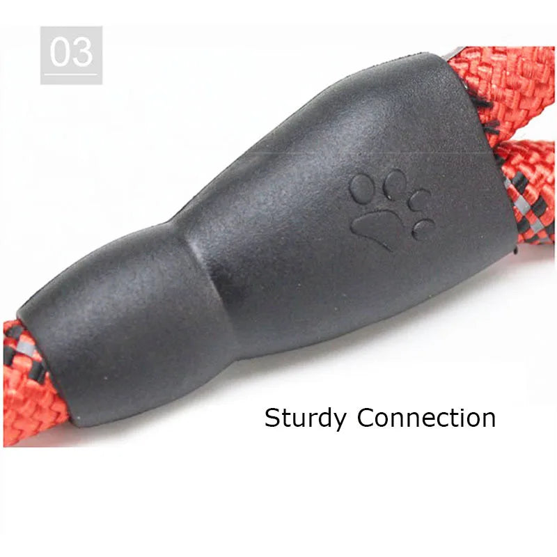 Reflective Padded Dog Leash With Comfortable Padded Handle
