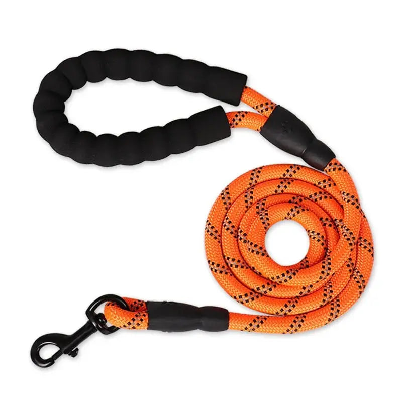 Reflective Padded Dog Leash With Comfortable Padded Handle
