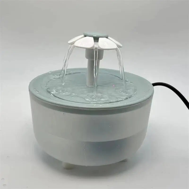 Cute Pet Flower Water Fountain