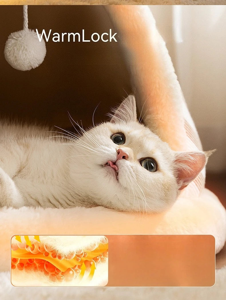 Self-Warming Cat Tent Bed