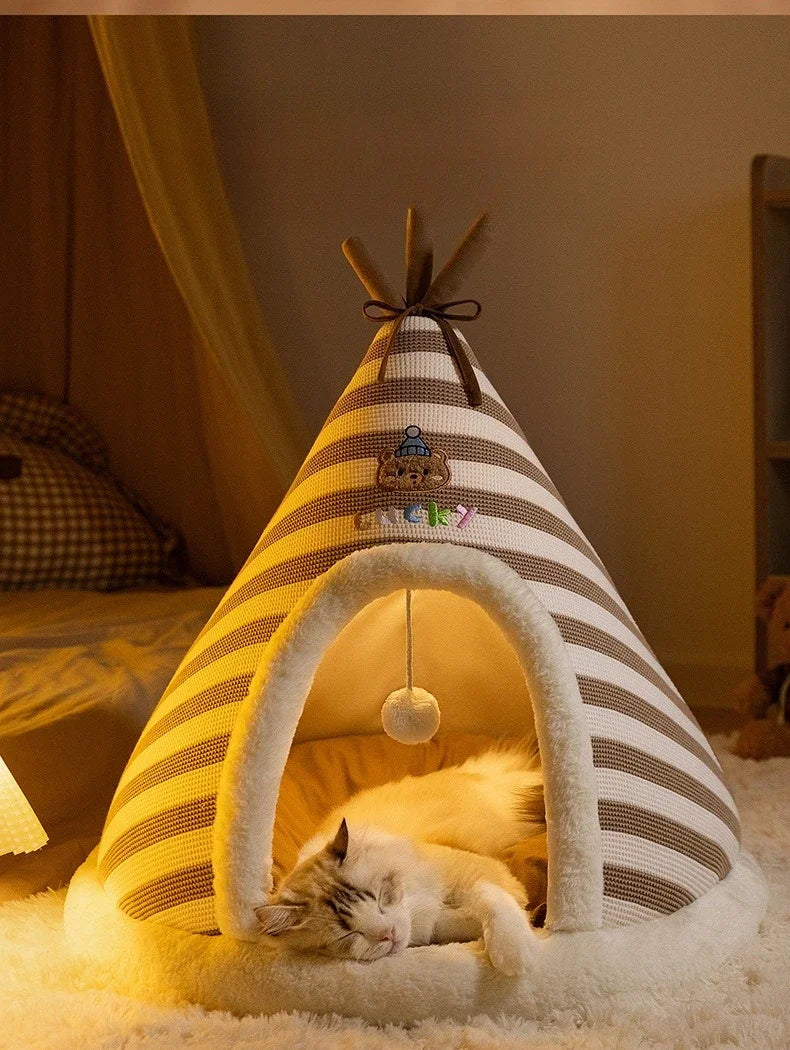 Self-Warming Cat Tent Bed