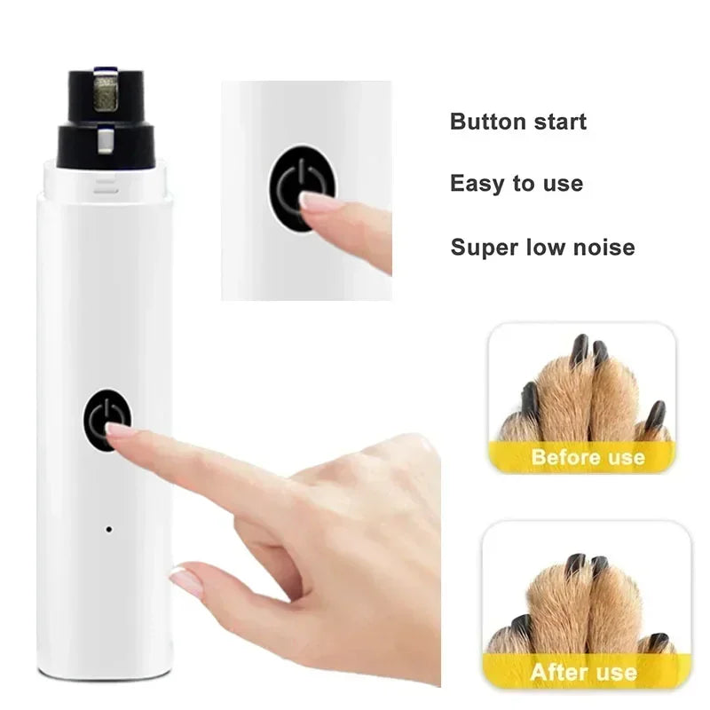 Quiet Electric LED Pet Nail Grinder