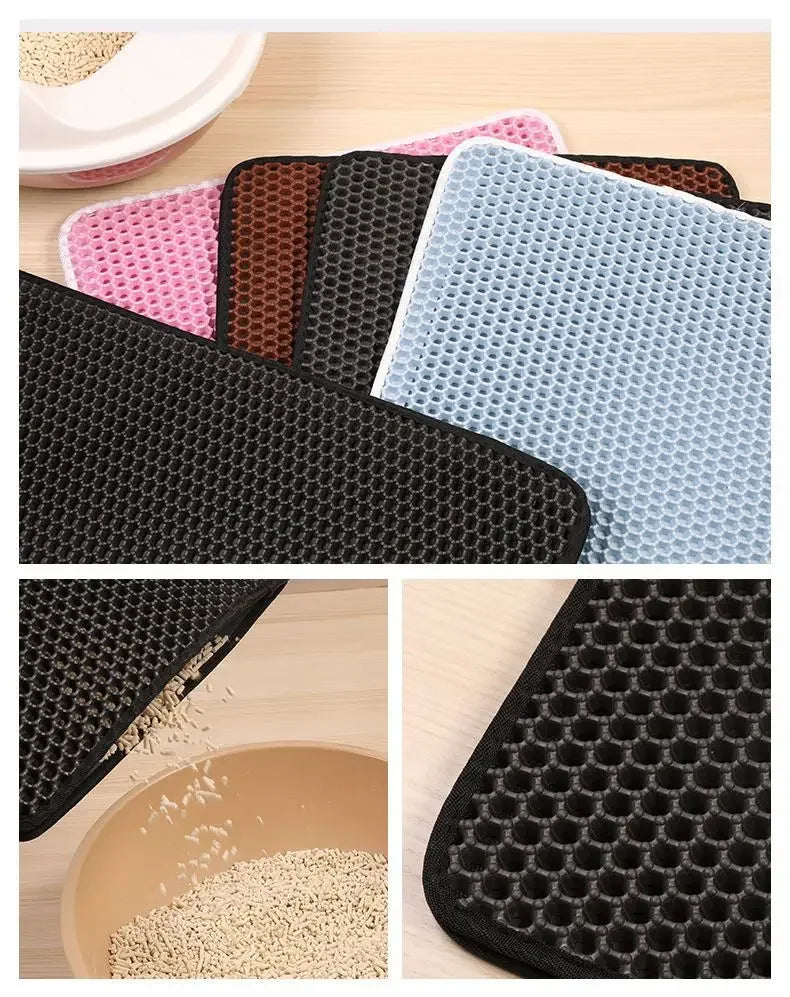 Double Layer Waterproof Pet Litter Box Non-slip Mat
