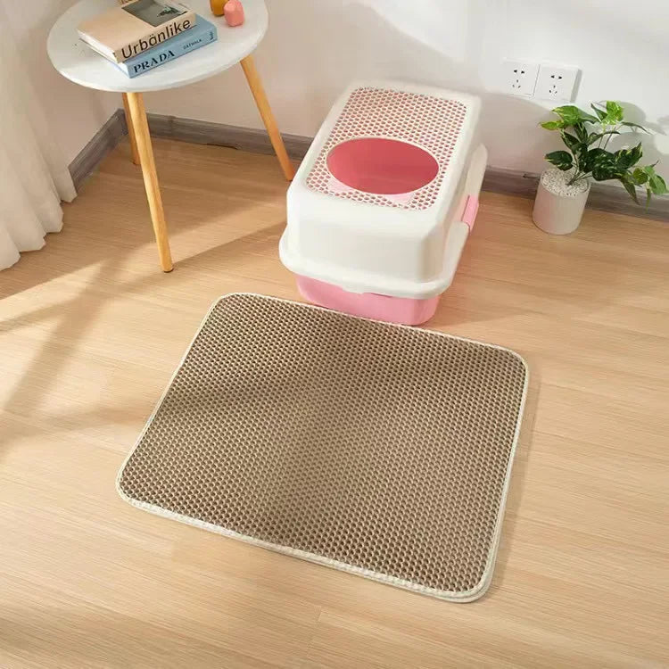 Double Layer Waterproof Pet Litter Box Non-slip Mat