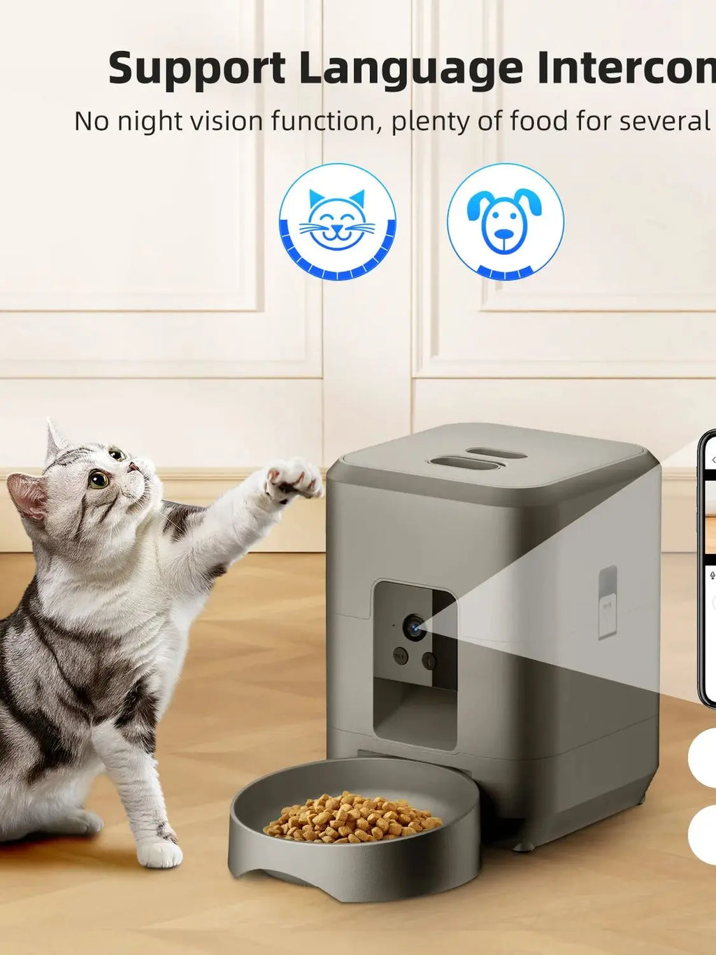 2L Smart Camera Pet Feeder