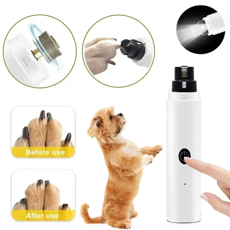 Quiet Electric LED Pet Nail Grinder