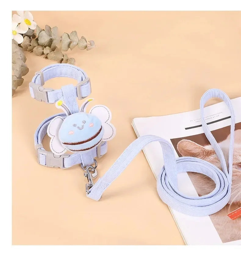 Cute Bee Pet Harness & Leash Set