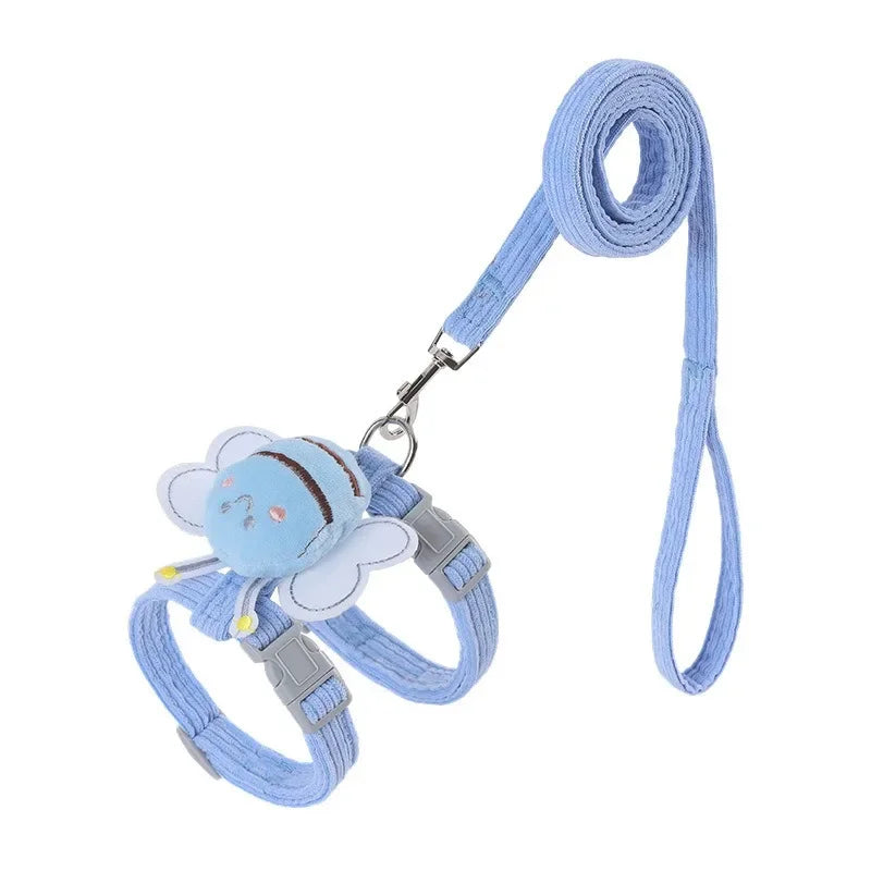 Cute Bee Pet Harness & Leash Set