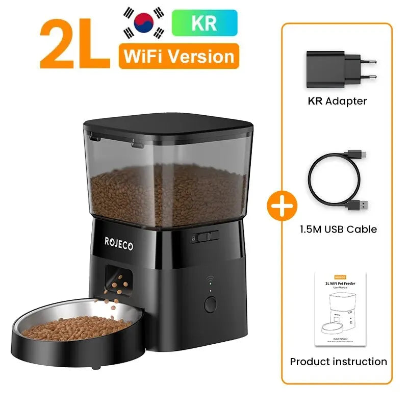 2L Smart Timed Pet Food Dispenser