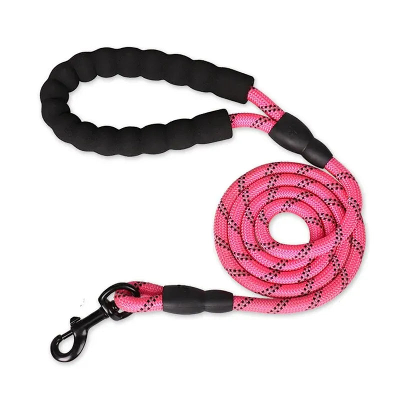 Reflective Padded Dog Leash With Comfortable Padded Handle
