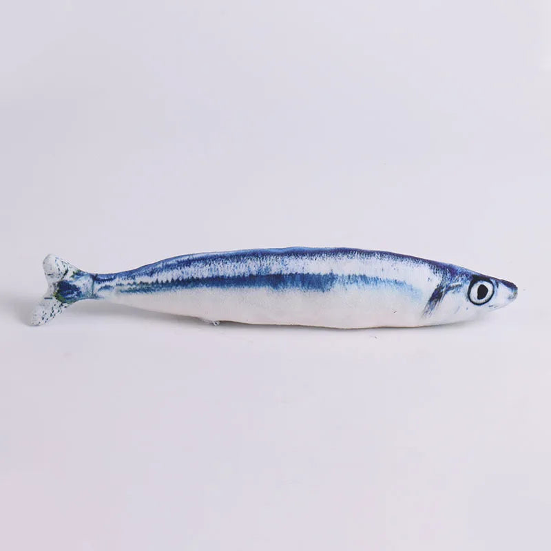 Plush Fish Cat Toy