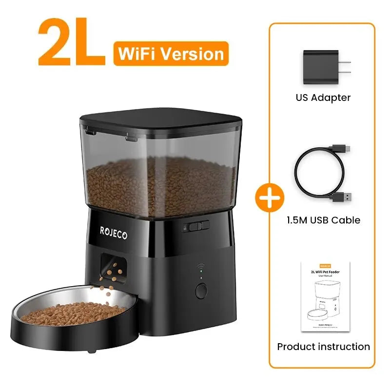 2L Smart Timed Pet Food Dispenser