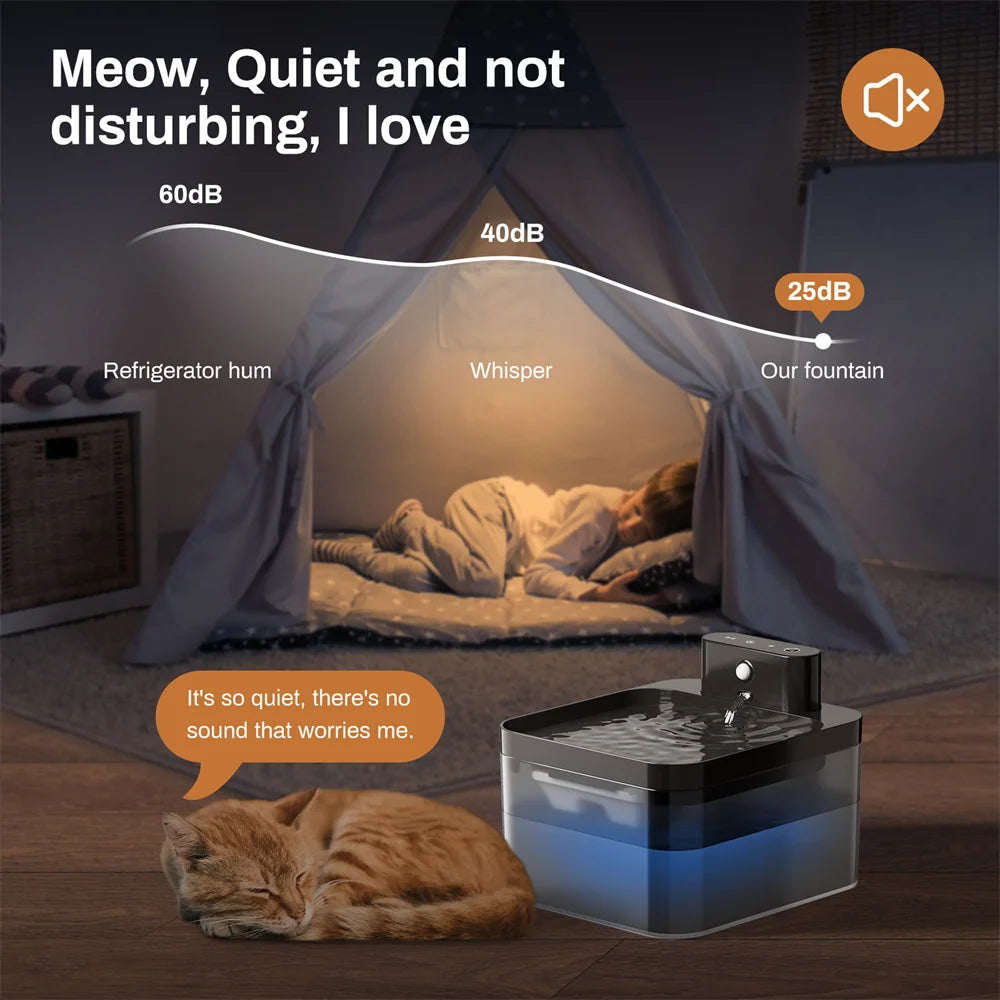 Smart Rechargeable Pet Water Fountain