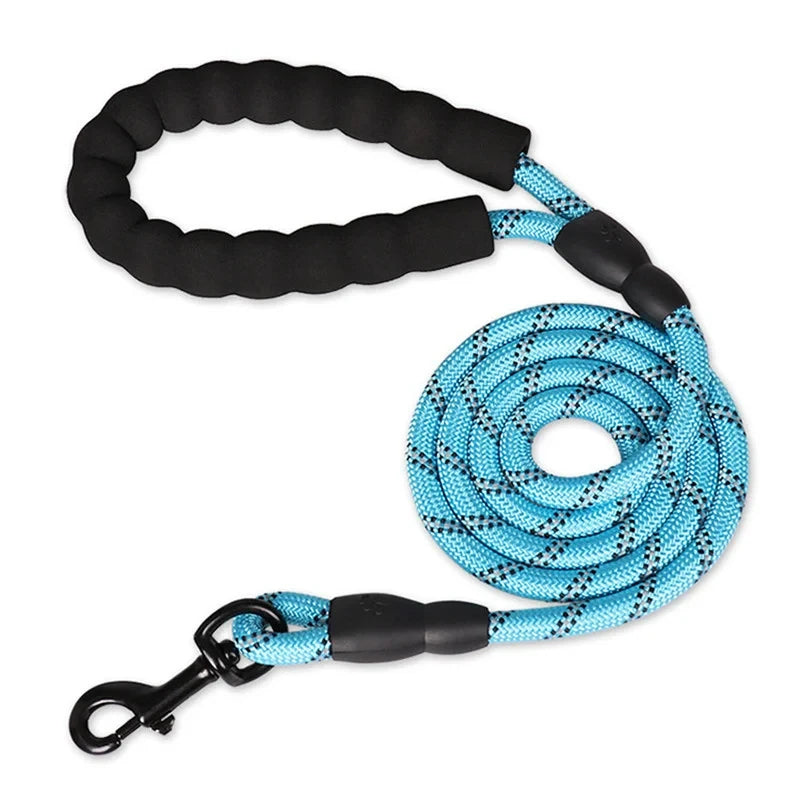 Reflective Padded Dog Leash With Comfortable Padded Handle