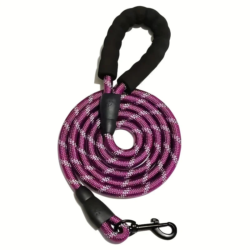Reflective Padded Dog Leash With Comfortable Padded Handle