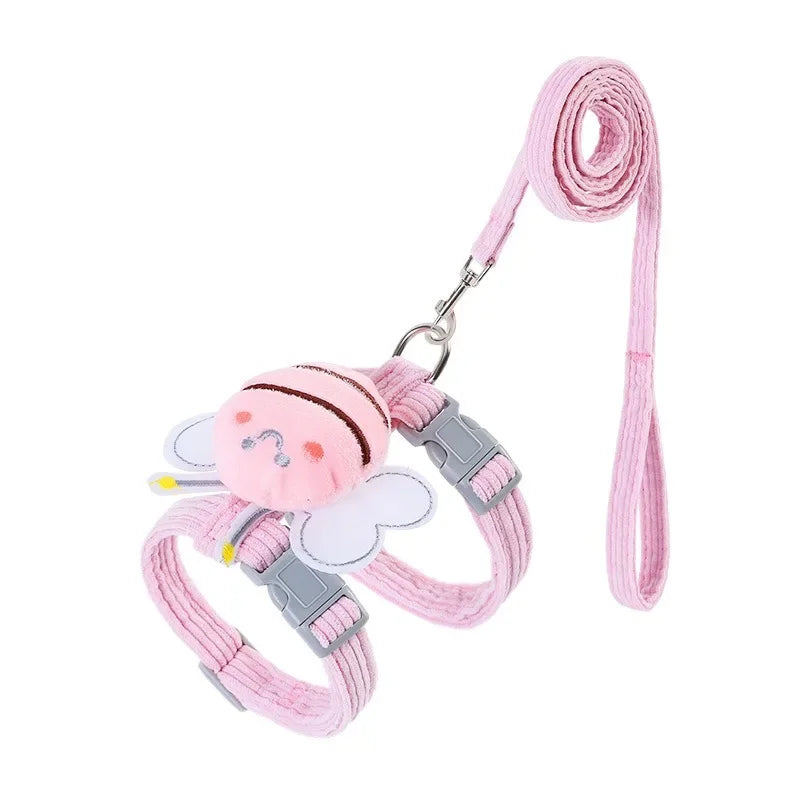 Cute Bee Pet Harness & Leash Set