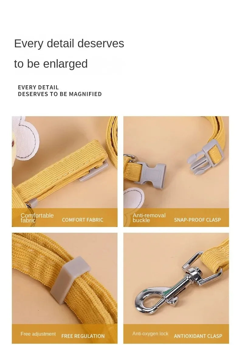 Cute Bee Pet Harness & Leash Set