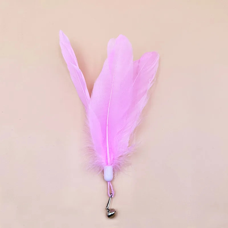 Interactive Feather Cat Teaser Pole