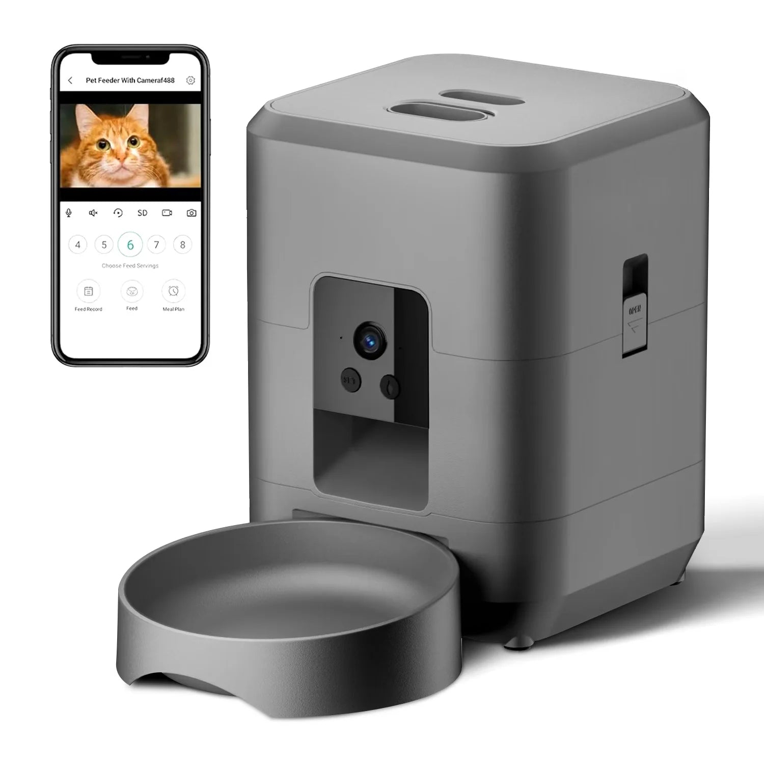 2L Smart Camera Pet Feeder