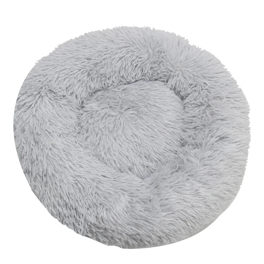 Plush Round Pet Bed