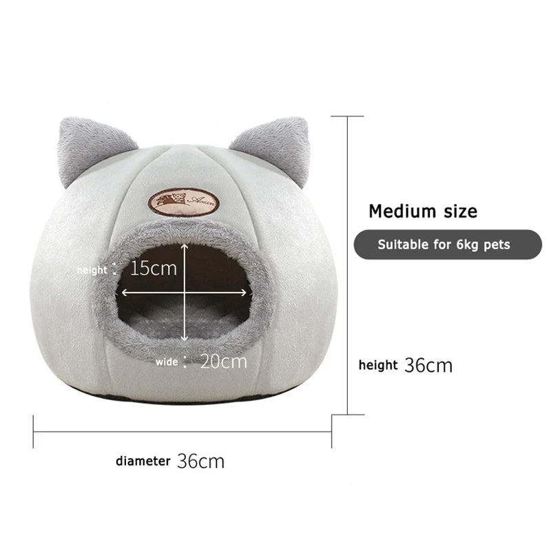 Cozy Cat Cave Bed
