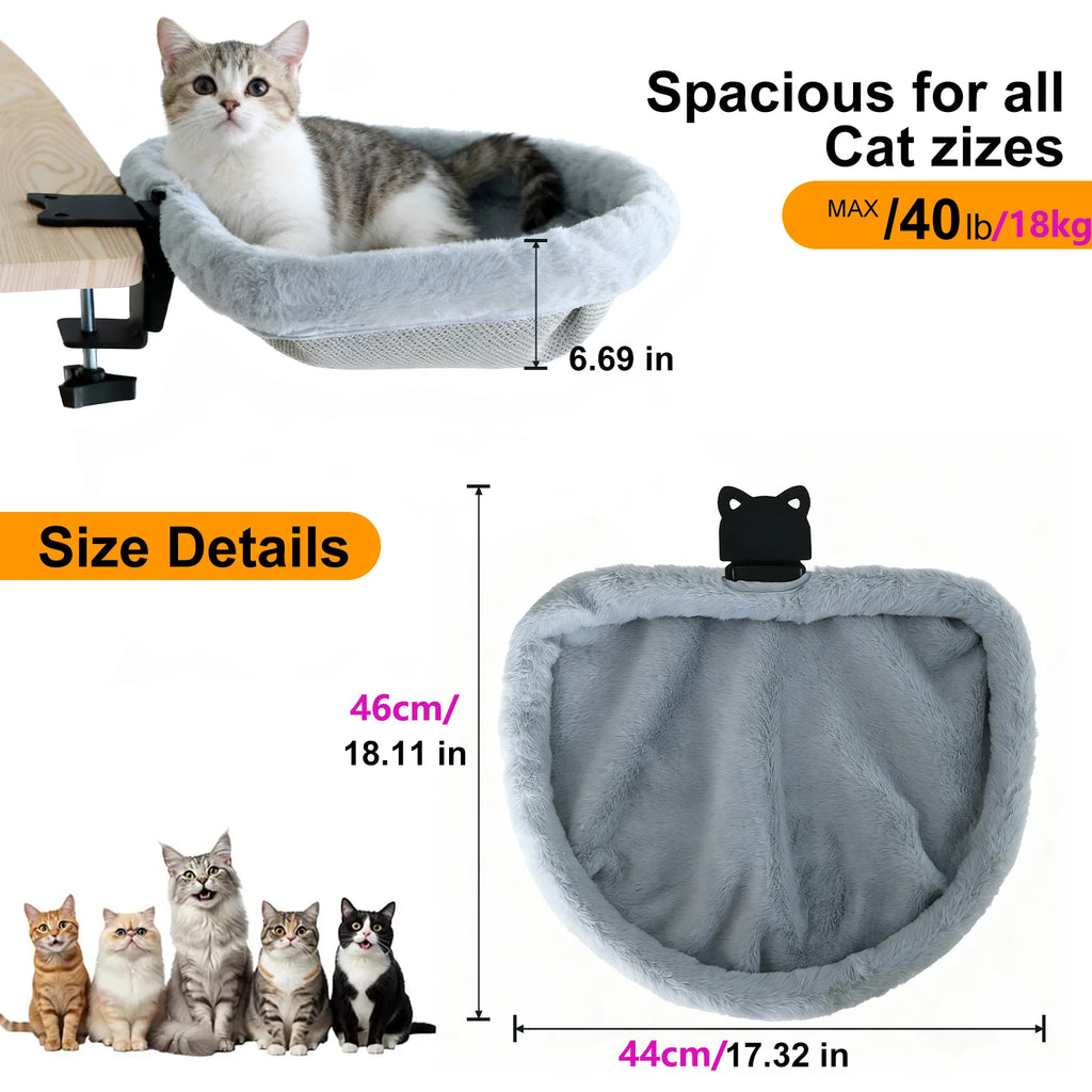 Foldable Cat Desk Hammock