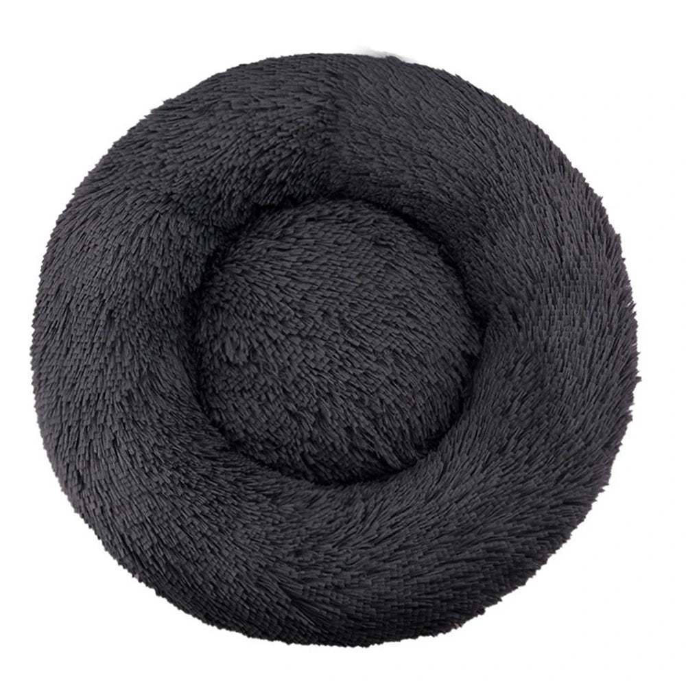 Plush Round Pet Bed