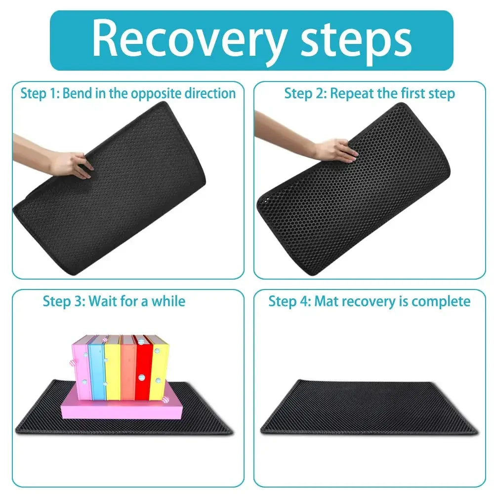 Double Layer Waterproof Pet Litter Box Non-slip Mat