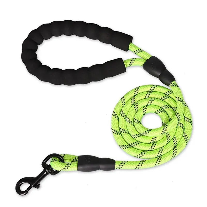 Reflective Padded Dog Leash With Comfortable Padded Handle