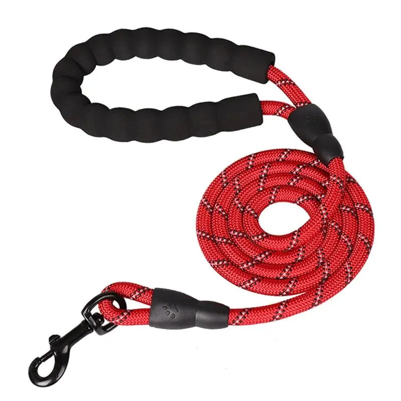 Reflective Padded Dog Leash With Comfortable Padded Handle