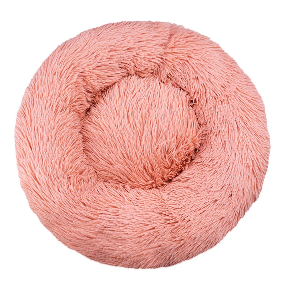 Plush Round Pet Bed