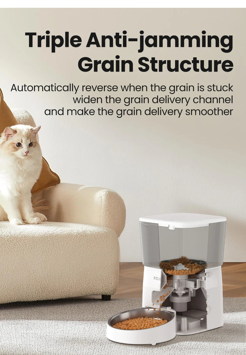 2L Smart Timed Pet Food Dispenser