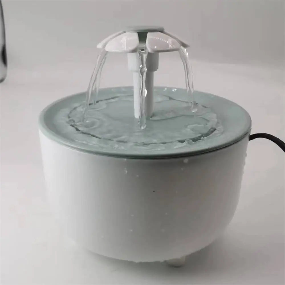 Cute Pet Flower Water Fountain