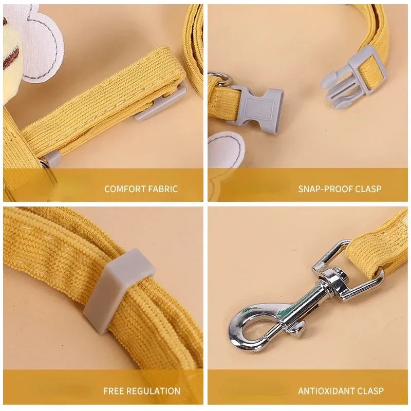 Cute Bee Pet Harness & Leash Set