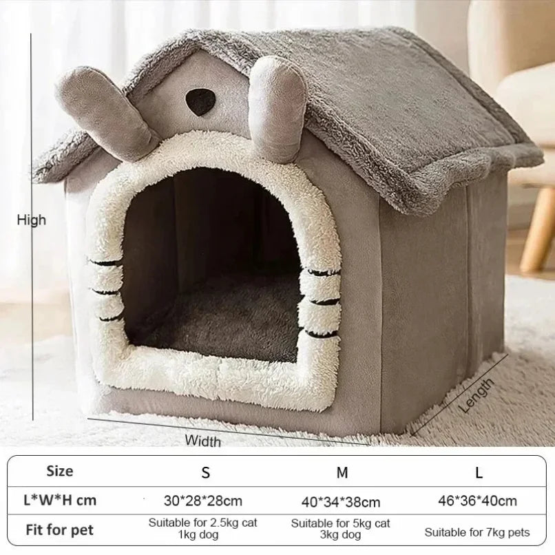 Cozy Pet House Bed