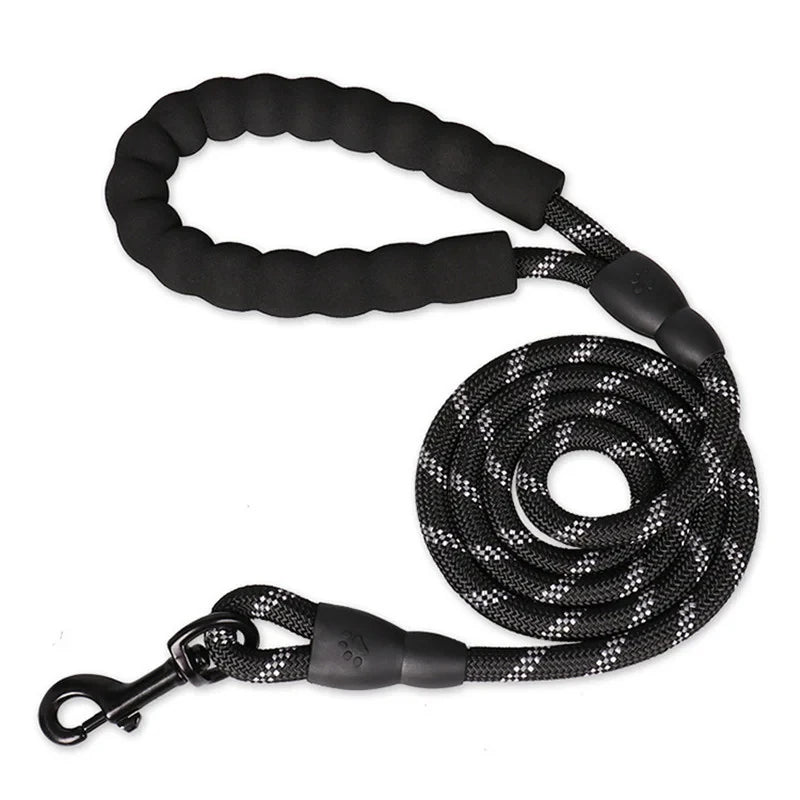 Reflective Padded Dog Leash With Comfortable Padded Handle