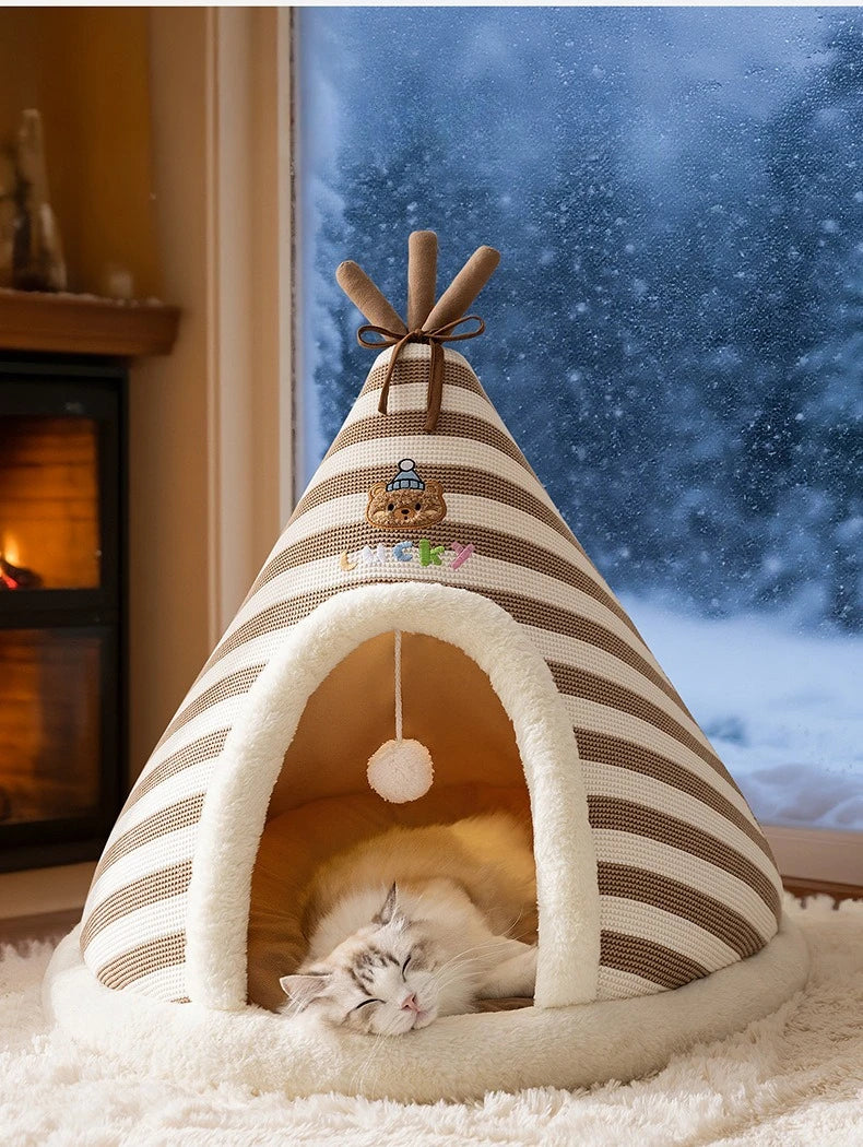 Self-Warming Cat Tent Bed