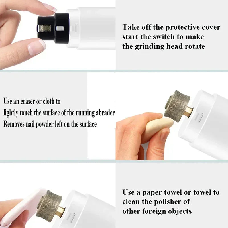 Quiet Electric LED Pet Nail Grinder