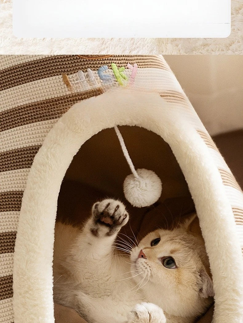 Self-Warming Cat Tent Bed
